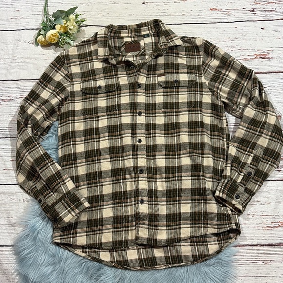 Orvis Oversized Plaid Flannel Shirt Jacket Shacket - Picture 1 of 8